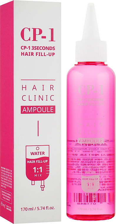 Wypełniacz do włosów z hydrolizowanym kolagenem i jedwabiem - Esthetic House CP-1 3 Seconds Hair Ringer Hair Fill-up Ampoule