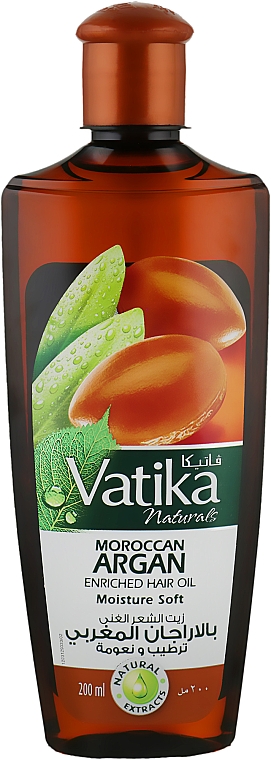 Olejek arganowy do włosów - Dabur Vatika Hair Oil — Zdjęcie N1