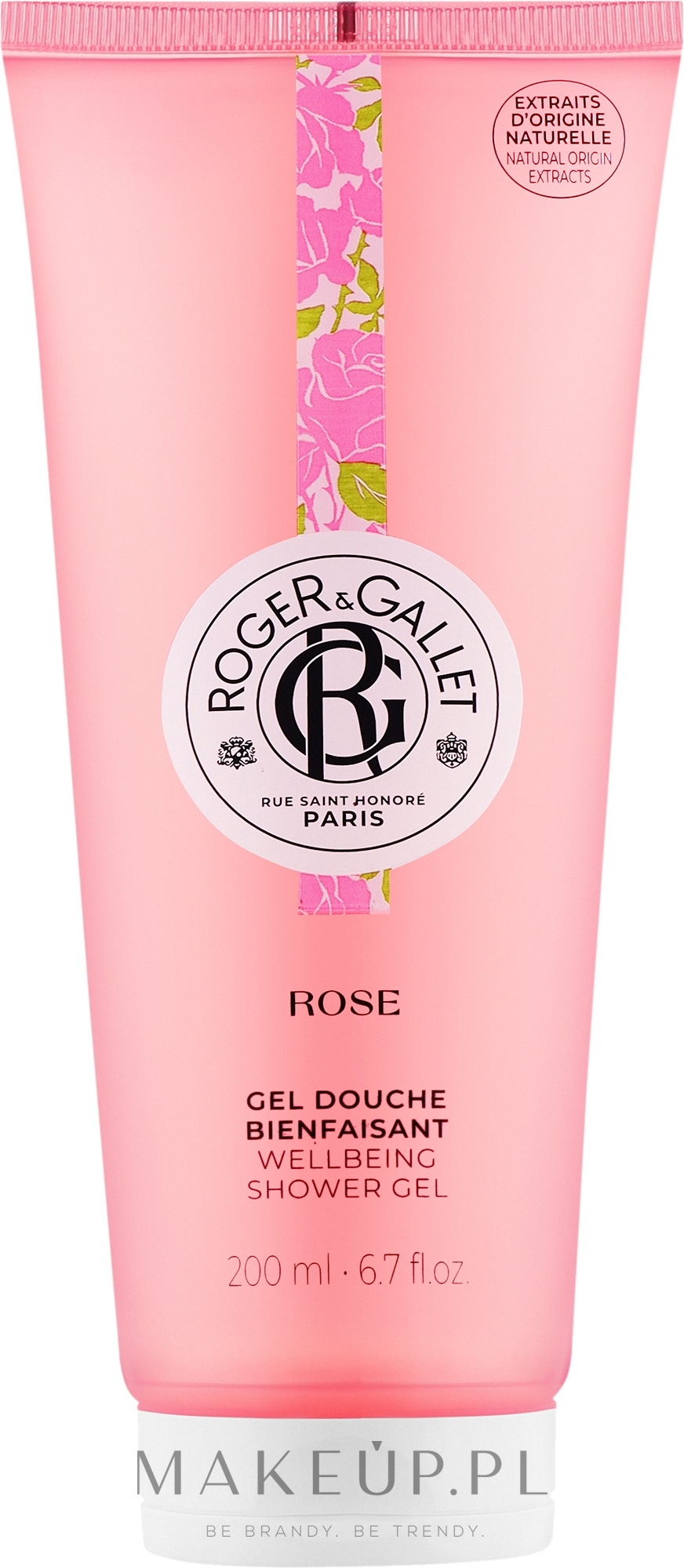 Różany żel pod prysznic - Roger&Gallet Rose Wellbeing Shower Gel — Zdjęcie 200 ml