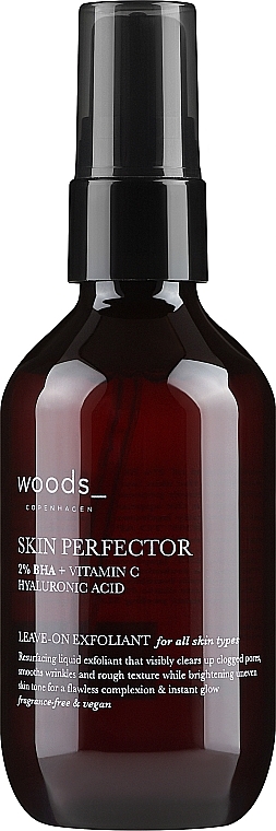Złuszczający lotion do twarzy poprawiający wygląd skóry mieszanej z niedoskonałościami - Woods Copenhagen Skin Perfector 2% BHA — Zdjęcie N1