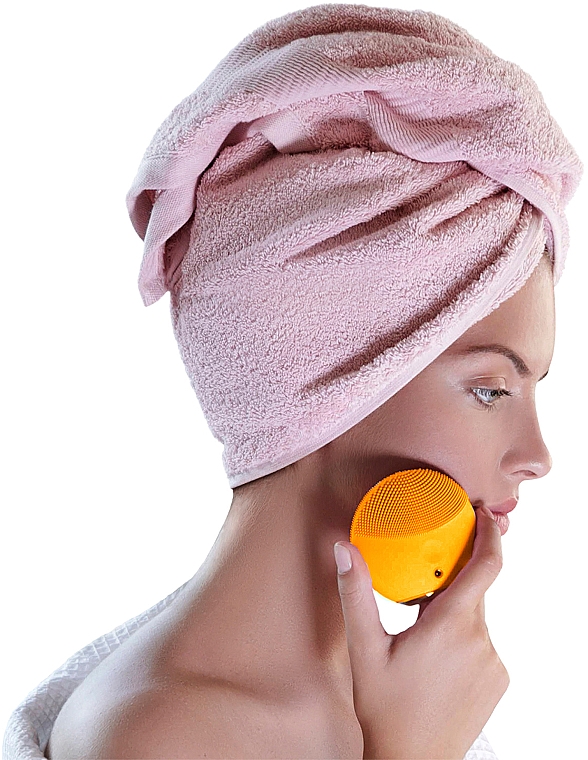 Szczoteczka soniczna do oczyszczania i masażu twarzy - Foreo Luna Mini 3 Facial Cleansing Brush Sunflower Yellow — Zdjęcie N4