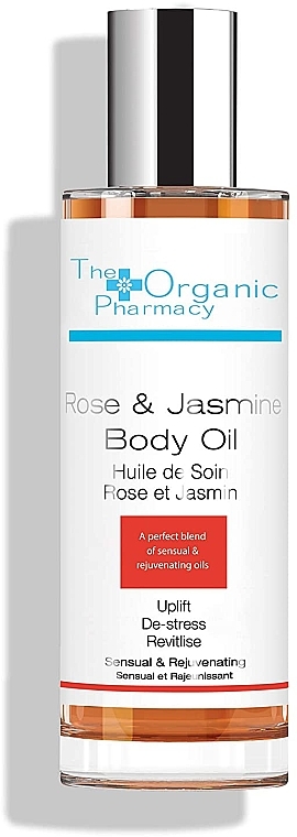 Masło do ciała Róża i jaśmin - The Organic Pharmacy Rose & Jasmine Body Oil — Zdjęcie N1