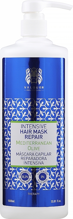 Regenerująca maska do włosów - Valquer Intensive Repair Mask — Zdjęcie N1