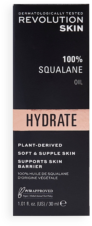 Olejek do twarzy Skwalan - Revolution Skin Hydrate 100% Squalane Face Oil  — Zdjęcie N4