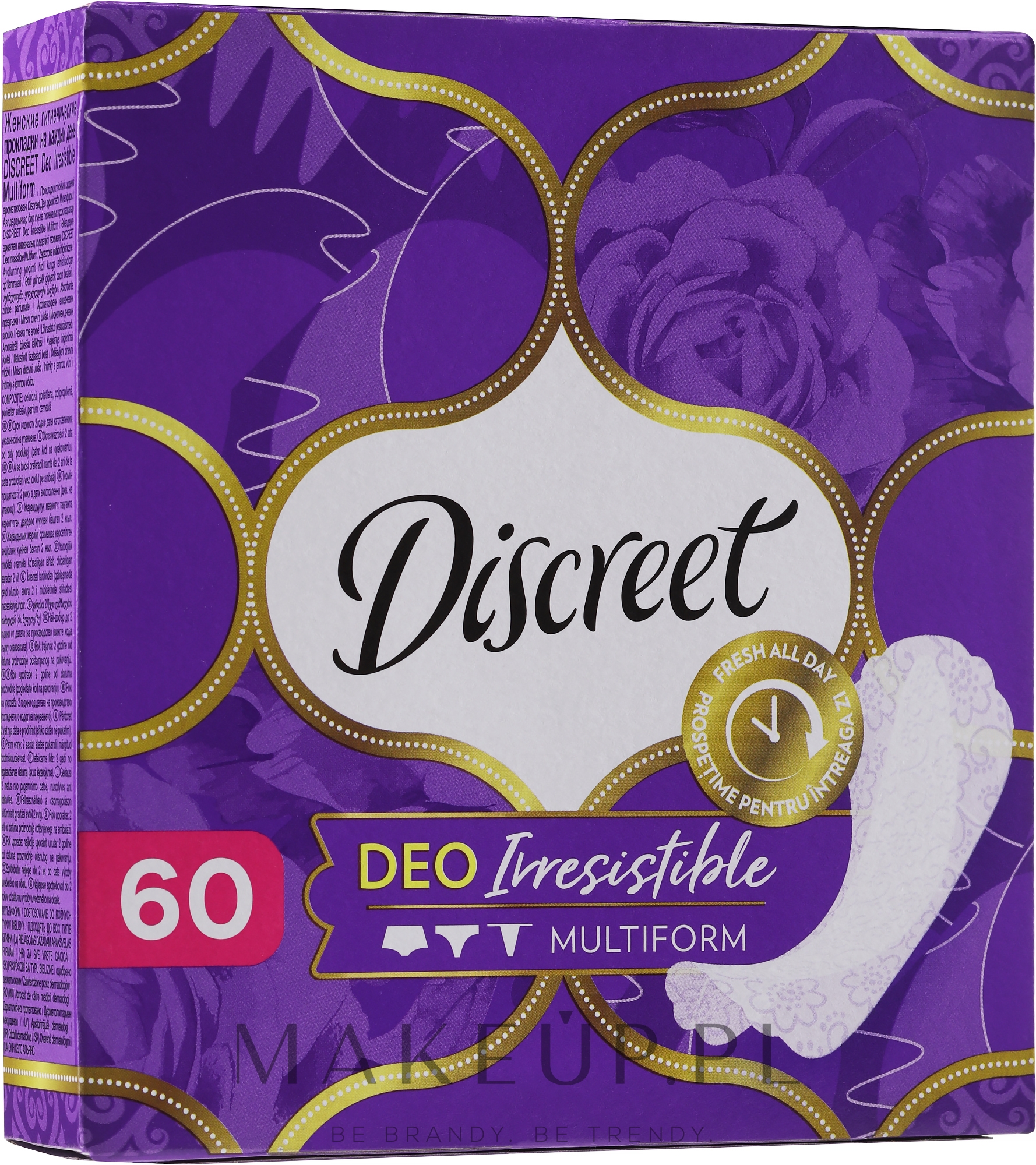 Wkładki higieniczne, 60 szt. - Discreet Deo Irresistible Multiform — Zdjęcie 60 szt.