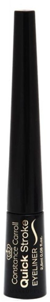 Szybkoschnący eyeliner w płynie - Constance Carroll Quick Stroke Eyeliner — Zdjęcie Black