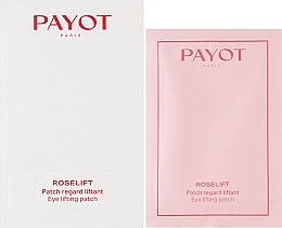 Płatki pod oczy z efektem liftingującym - Payot Roselift Eye Lifting Patch — Zdjęcie N2