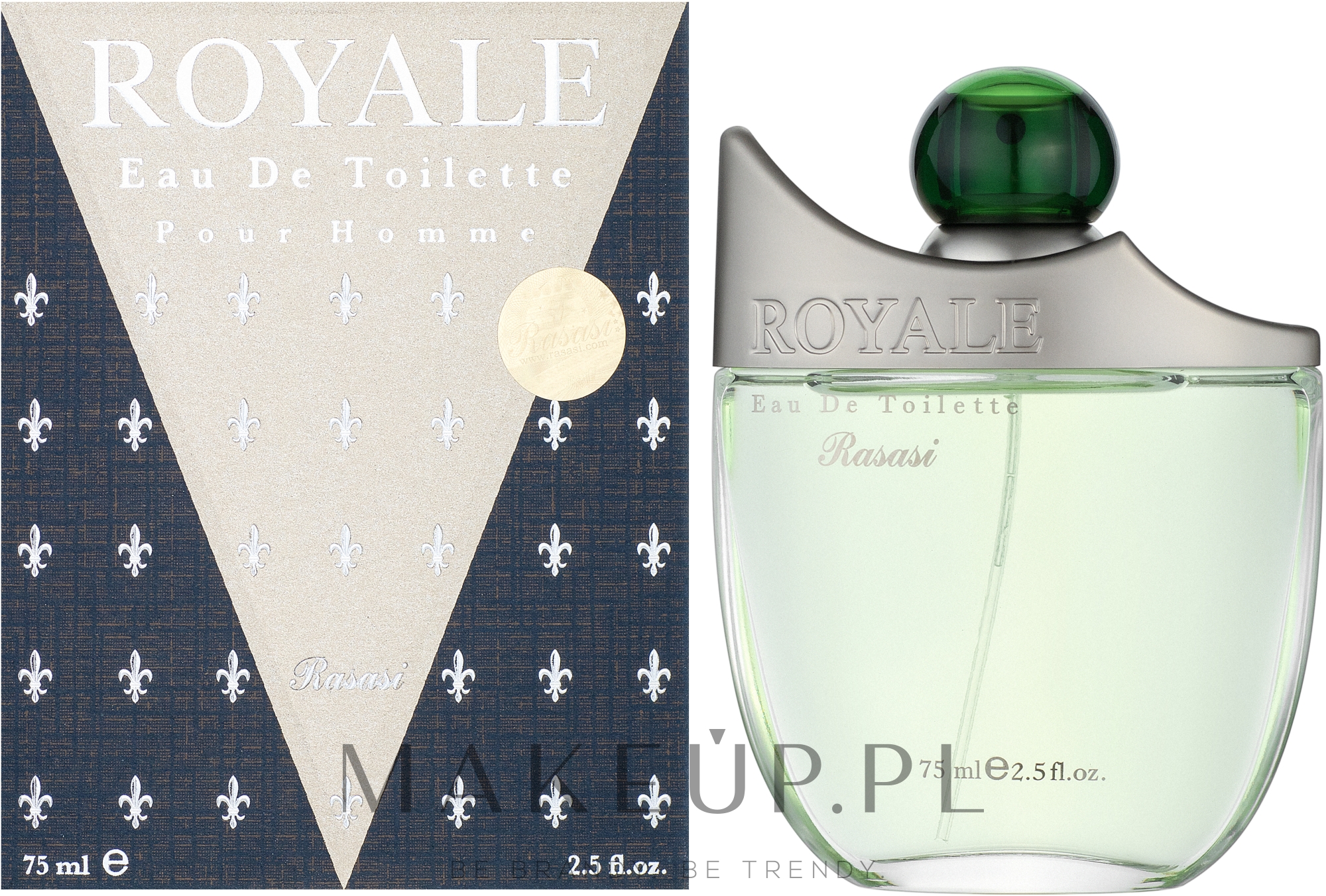 Rasasi Royale Pour Homme - Woda toaletowa — Zdjęcie 75 ml