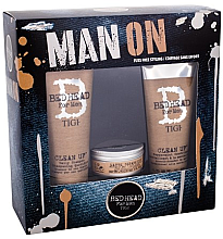 Kup Zestaw - Tigi Bed Head Men Man On Kit (shmp/250ml + cond/200ml + wax/85g)