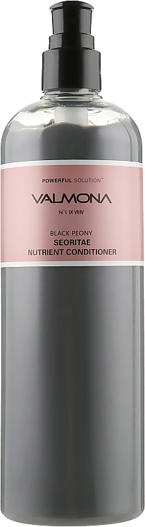 Odżywka do włosów z ekstraktem z czarnej fasoli - Valmona Powerful Solution Black Peony Seoritae Nutrient Conditioner — Zdjęcie N3