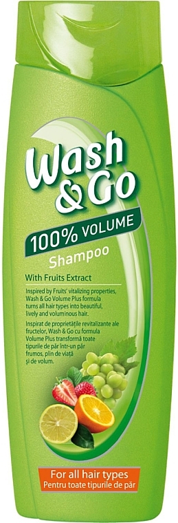 Szampon z ekstraktem owocowym do wszystkich rodzajów włosów - Wash&Go — Zdjęcie N2