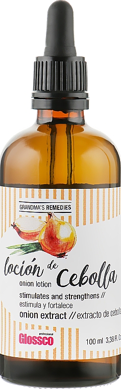 Lotion stymulujący wzrost włosów z cebulą - Glossco Grandma's Remedies Onion Lotion — Zdjęcie N1