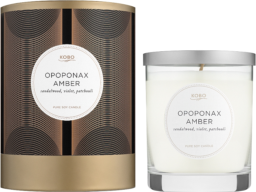 Kobo Opoponax Amber - Świeca zapachowa — Zdjęcie N2