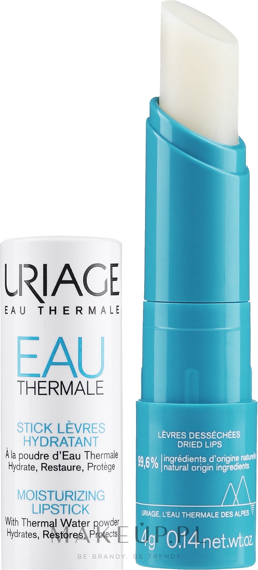 Nawilżający balsam do ust na bazie wody termalnej - Uriage Eau Thermale Moisturizing Lipstick — Zdjęcie 4 g