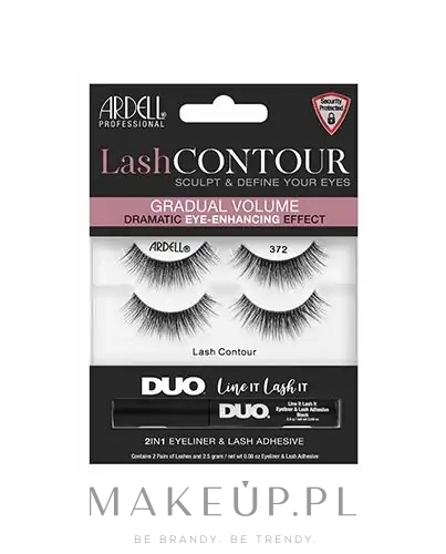 Sztuczne rzęsy - Ardell New Lash Contour #372 Dramatic Eye Enhancing Trendy — Zdjęcie 4 szt.