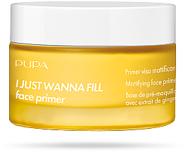Matujący podkład do twarzy z ekstraktem z imbiru - Pupa I Just Wanna Fill Face Primer — Zdjęcie N1