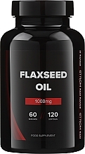 Suplement diety Olej lniany, kapsułki - Strom Sports Flaxseed Oil — Zdjęcie N1