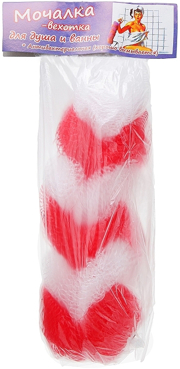 Myjka pod prysznic, biało-czerwona - Avrora Style — Zdjęcie N1