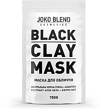 Maska z czarnej gliny - Joko Blend Black Clay Mask — Zdjęcie N3
