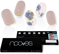 Zestaw żelowych naklejek na paznokcie - Nooves Premium Luxe Elegant Floral Metallic — Zdjęcie N2