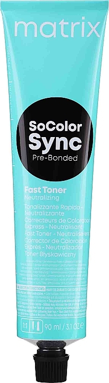 5-minutowy toner neutralizujący niechciane odcienie włosów - Matrix Color Sync 5-Minute Fast Toner