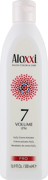 Krem-utleniacz do włosów 2% - Aloxxi 7 Volume Tones H2O2 Creme Activator — Zdjęcie N2