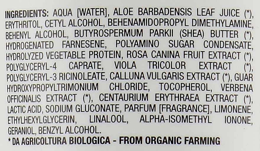 Odżywczy balsam do głębokiej naprawy zniszczonych, suchych i łamliwych włosów - Athena's L'Erboristica Trico Bio Balsamo Riparatore Nutriente Con Cheratina Vegetale — Zdjęcie N3