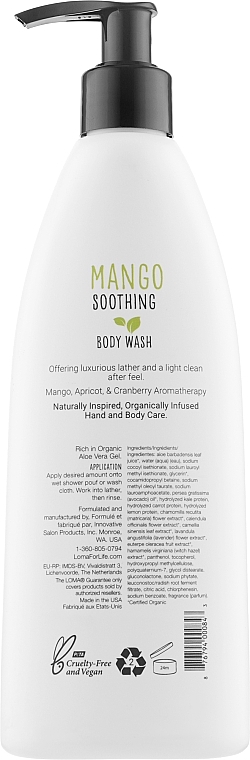 Żel pod prysznic Mango - Loma For Life Mango Body Wash — Zdjęcie N2