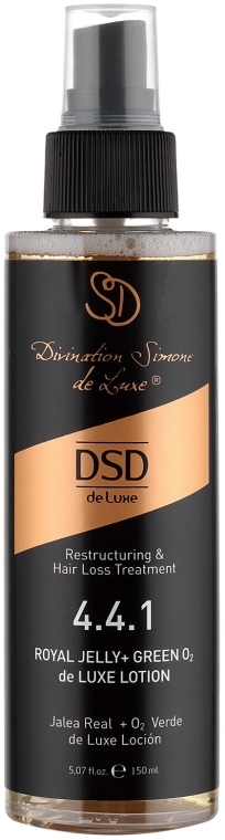 Lotion do włosów z mleczkiem pszczelim przeciw wypadaniu włosów N 4.4.1 - Simone DSD De Luxe Royal Jelly + GreenO2 Lotion — Zdjęcie N2