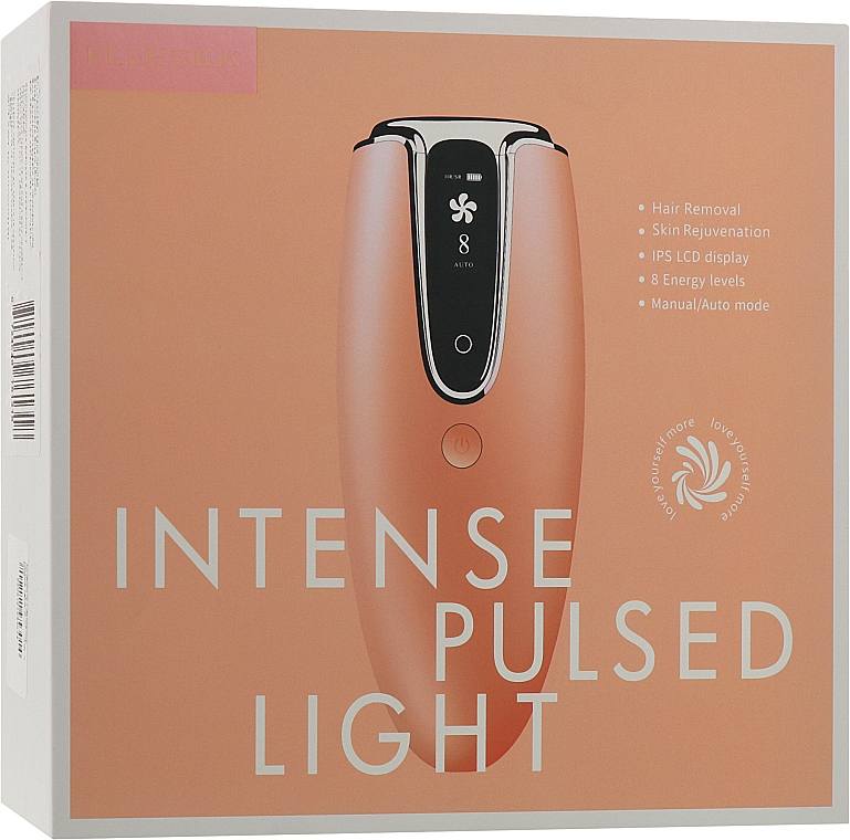 Fotoepilator o wydłużonej żywotności lampy, biały - Ellesilk IPL — Zdjęcie N3