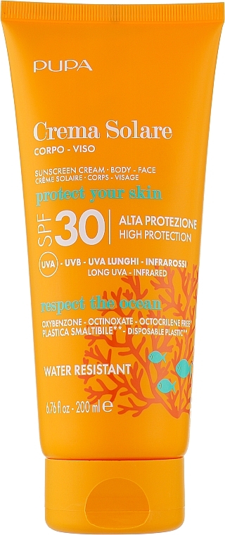 Filtr przeciwsłoneczny SPF 30 - Pupa Sunscreen Cream — Zdjęcie N1