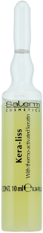 Balsam z keratyną w ampułkach do łatwego rozczesywania włosów - Salerm Kera-Liss With Repairing Keratin — Zdjęcie N2
