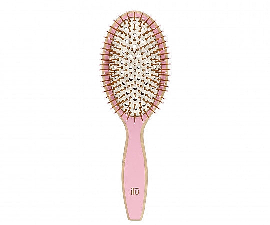 Bambusowa szczotka do włosów Pink flamingo - Ilu Bamboo Hair Brush — Zdjęcie N1