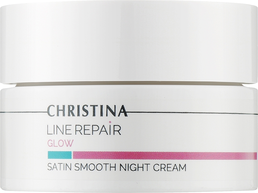 Krem do twarzy na noc Gładkość satyny - Christina Line Repair Glow Satin Smooth Night Cream