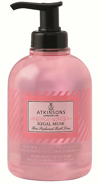 Naturalne mydło w płynie - Atkinsons Regal Musk Liquid Soap — Zdjęcie N1