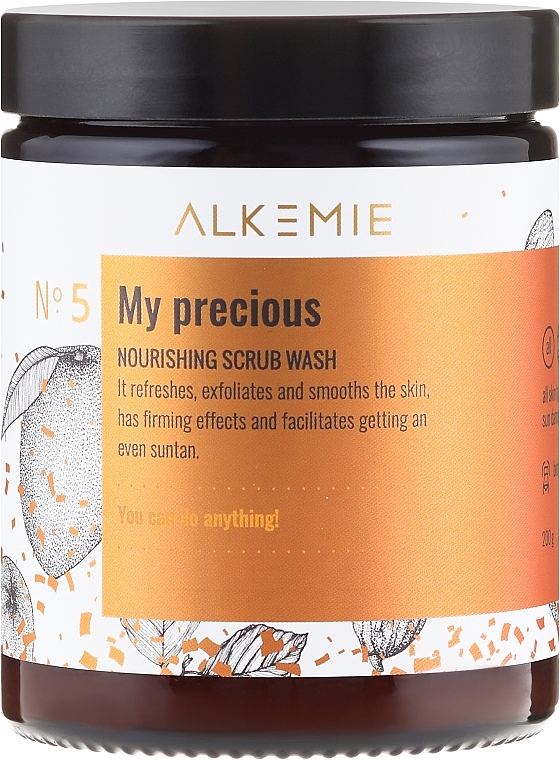 WYPRZEDAŻ Odżywczy peeling myjący do ciała - Alkmie My Precious * — Zdjęcie N4