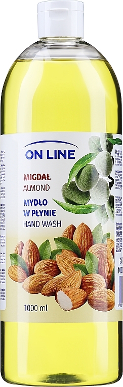 Mydło w płynie do rąk Migdał, bez dozownika - On Line Almond Hand Wash — Zdjęcie N1