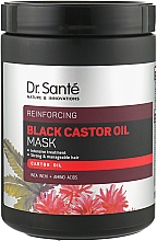 Maska do włosów - Dr Sante Black Castor Oil Mask — Zdjęcie N3