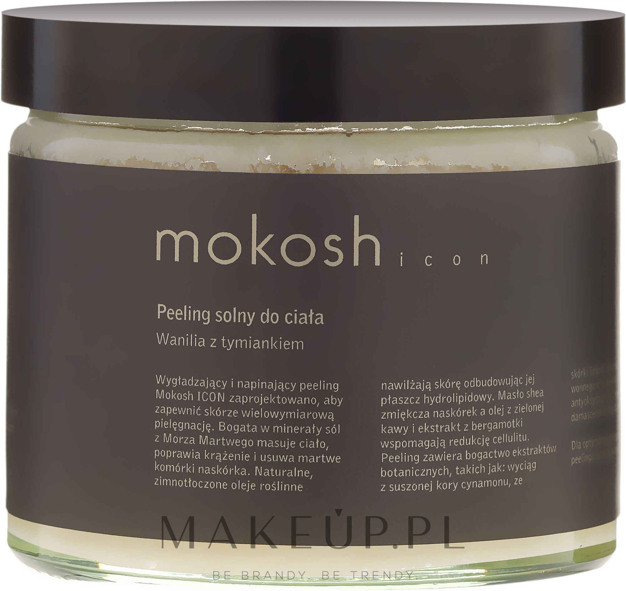 Peeling solny do ciała Wanilia z tymiankiem - Mokosh Cosmetics Icon — Zdjęcie 300 ml