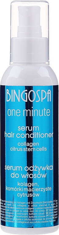 Serum-odżywka do włosów z kolagenem i komórkami macierzystymi cytrusów - BingoSpa