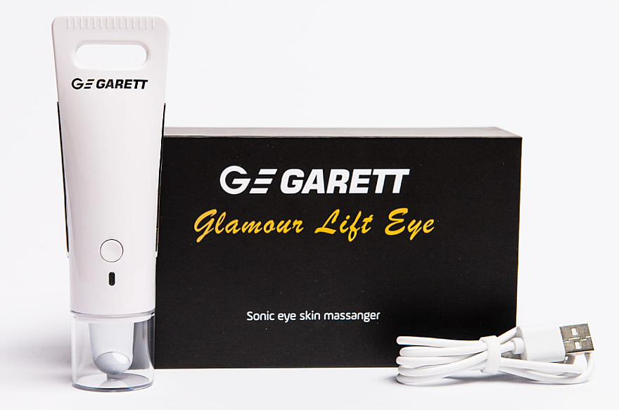 Soniczny masażer pod oczy - Garett Beauty Lift Eye White — Zdjęcie N1