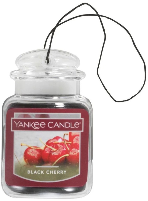 Żelowy zapach do samochodu - Yankee Candle Car Jar Ultimate Black Cherry — Zdjęcie N1