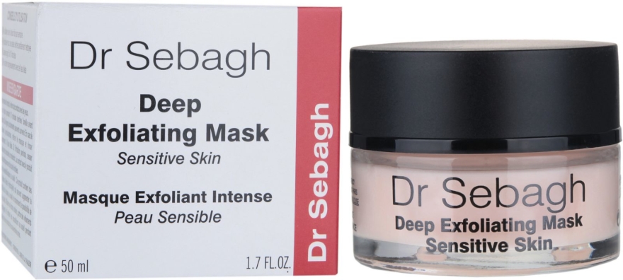Maska głęboko złuszczająca do skóry wrażliwej - Dr Sebagh Deep Exfoliating Mask