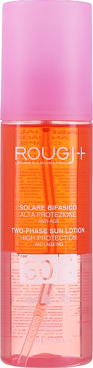 Przeciwzmarszczkowy dwufazowy balsam do opalania SPF 30 - Rougj+ Solar Biphase Anti-Age — Zdjęcie N1
