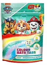 Musujące kolorowe tabletki do kąpieli, zielone opakowanie - Nickelodeon Paw Patrol Colour Bath Tabs — Zdjęcie N1