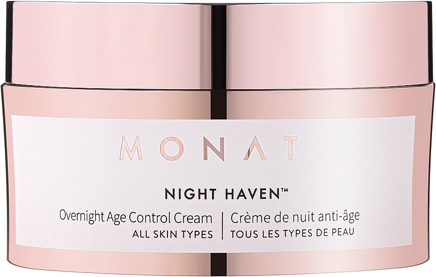 Krem przeciwstarzeniowy do twarzy na noc - Monat Night Haven Overnight Age Control Cream — Zdjęcie N1