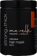 Wzmacniająca maska do włosów - Mevelle Strong & Thick Intensive Hair Mask Biotin — Zdjęcie N1