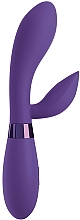 Wibrator-królik, fioletowy - PipeDream OMG! Rabbits #Bestever Silicone Vibrator Purple — Zdjęcie N2