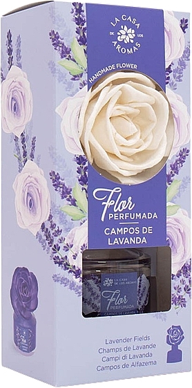Dyfuzor zapachowy w formie kwiatu Lawenda - La Casa De Los Aromas Flor Lavender Fields — Zdjęcie N3