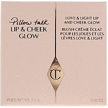 Róż do policzków i pomadka do ust - Charlotte Tilbury Pillow Talk Lip & Cheek Glow — Zdjęcie N3